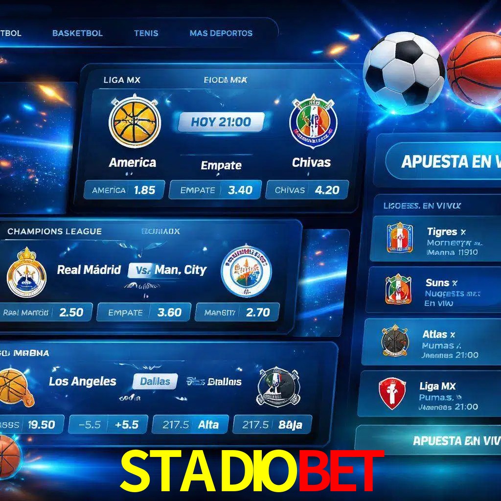Mercados de apuestas deportivas STADIOBET para jugadores en México