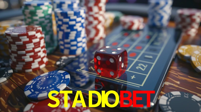 Interfaz de la app móvil STADIOBET en un smartphone moderno